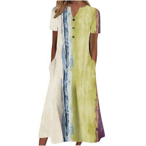 Women’s Summer Midi Dress – Casual, Light & Pocket-Ready - Which Mark