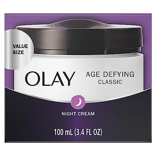 Olay Age Defying Night Face Cream, Anti-Wrinkle, 2-in-1 Replenishing Face Cream, 60 mL - Which Mark