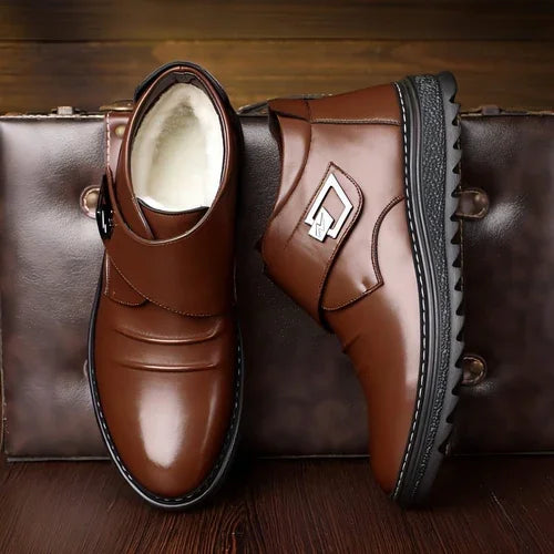 High-top shoes plus cashmere men's shoes - Which Mark
