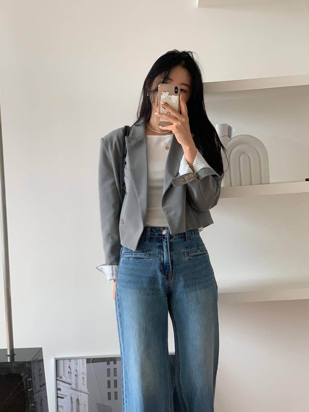 Retro High Waist Slimming Jeans Women - Which Mark