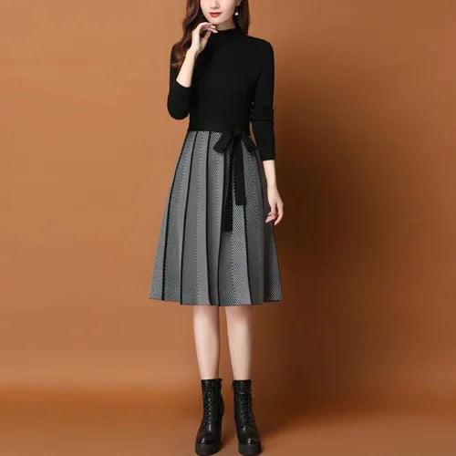 Sweater Skirt Inner Wear Base Temperament Long Women's Clothing Dress - Which Mark