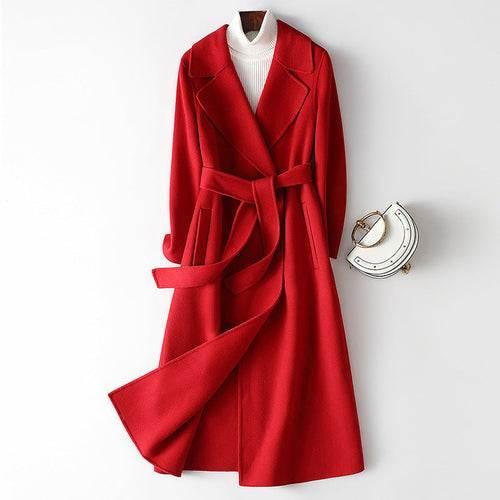 Autumn & Winter Temperament Korean Wool Coat for Women – Elegant & - Which Mark