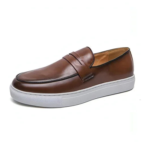 Plus Size Board Shoes Male Business Casual Leather Shoes Men - Which Mark