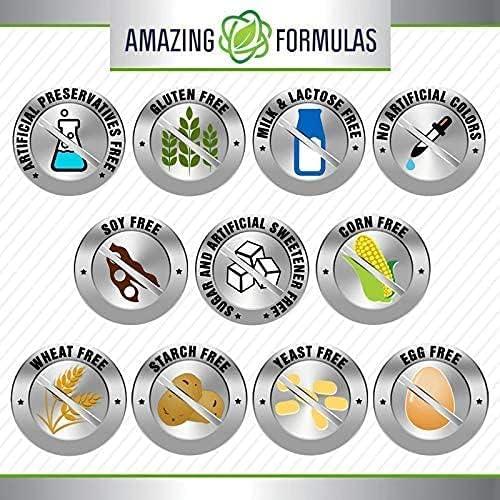 Amazing Nutrition L-Arginine 1000mg Supplement - Best Amino Acid Arginine HCL Supplements for Women & Man - Promotes Circulation and Supports Cardiovascular Health - 120 Tablets - Which Mark