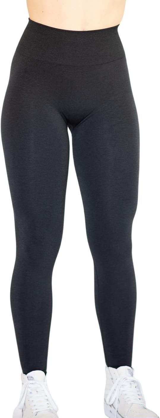 Seamless Scrunch Legging Women Yoga Pants 7/8 Tummy Control Workout Running for Fitness Sport Active Ankle Legging - Which Mark