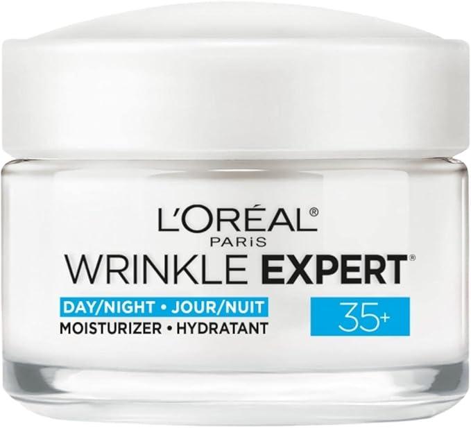 L’Oréal Paris Wrinkle Expert 35+ Anti Aging Day & Night Moisturizing Cream, With Collagen to Reduce the Look of Wrinkles, Provides 24HR Hydration, 50mL - Which Mark