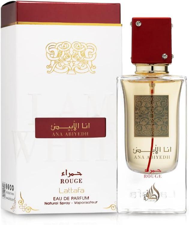 Lattafa Ana Abiyedh Rouge for Unisex Eau de Parfum Spray, 2 Ounce - Which Mark