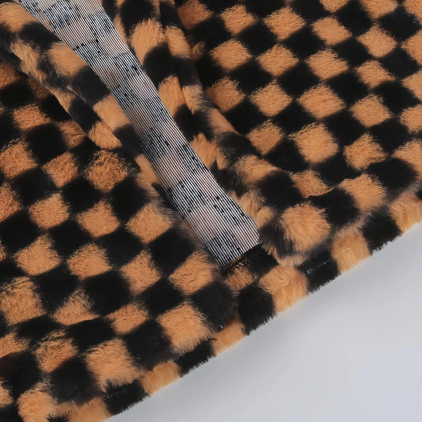 Checkerboard Plaid Sweater Women Street Hipster Blouse - Which Mark