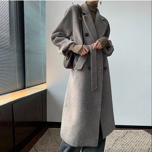 Solid Sail Sheep Camel Coat β Luxury & Warmth for Winter Elegance - Which Mark