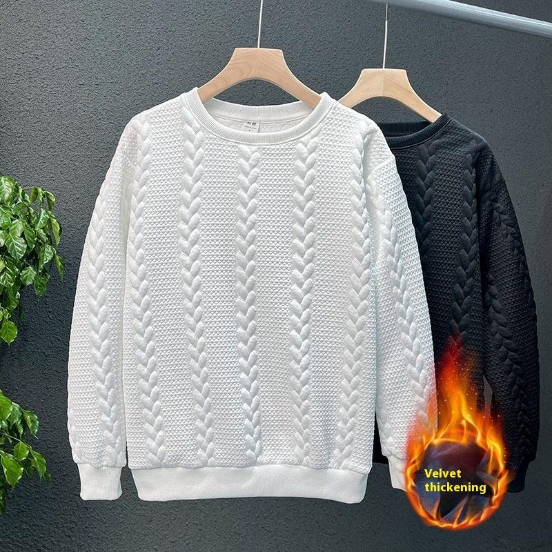 High Sense Internet Hot Fashion Brand Brushed Hoody Men - Which Mark