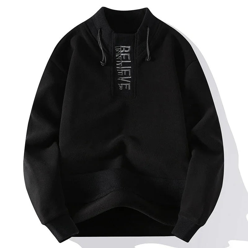 Round Neck Sweater — Men's and Women's Long Sleeves Couple Top - Which Mark