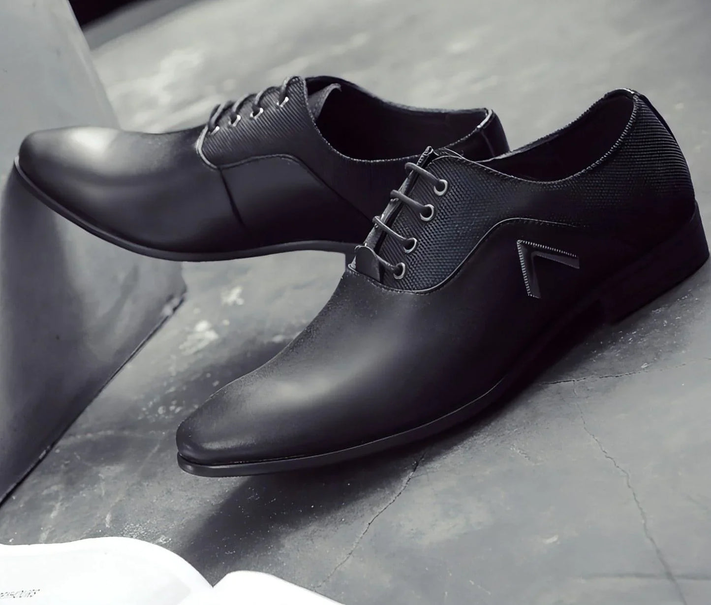 Men's business leather shoes lage size 445678 leather shoes male - Which Mark