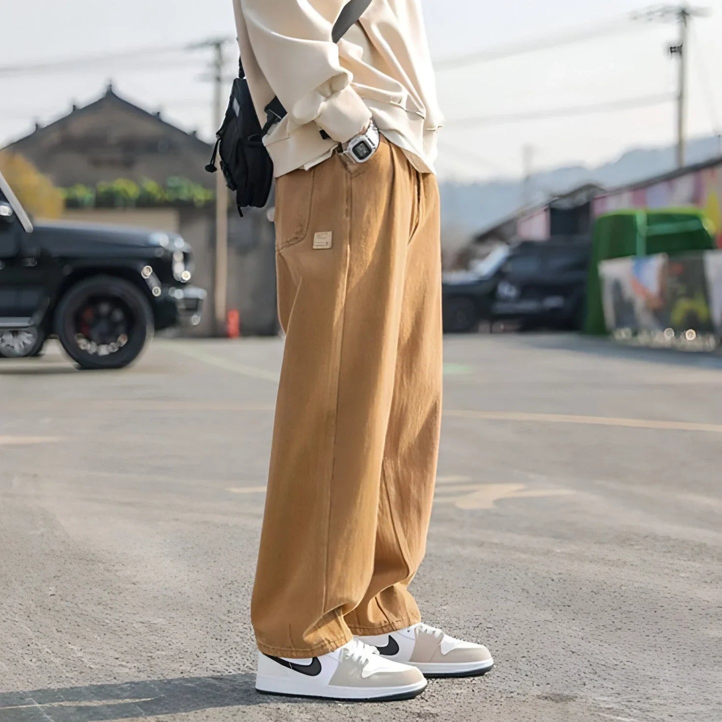 UrbanEase™ Cotton Pants Men's Casual - Which Mark