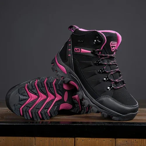 Plus Size Outdoor High-top Wear-resistant Mountaineering Women's Shoes - Which Mark