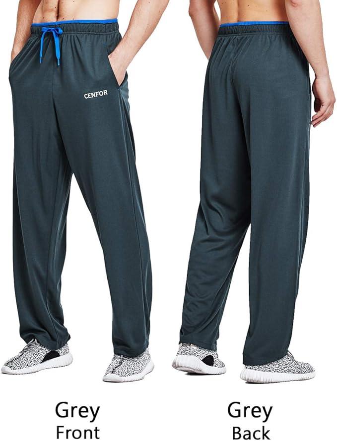CENFOR Men's Sweatpants with Pockets Athletic Pants for Jogging, Workout, Gym, Running, Training - Which Mark