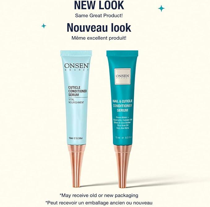 Onsen Cuticle Cream, Cuticle Oil in Deep Action - Japanese Natural Minerals Nail Care Serum and Butter, Soothe, and Strengthen Cuticles and Nails, Visible Results, Non-Greasy - 15ml - Which Mark