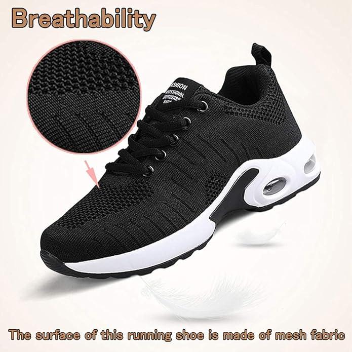 ziitop Women's Outdoor Sports Shoes Casual Mesh Air Cushion Sneakers Breathable Running Shoes - Which Mark