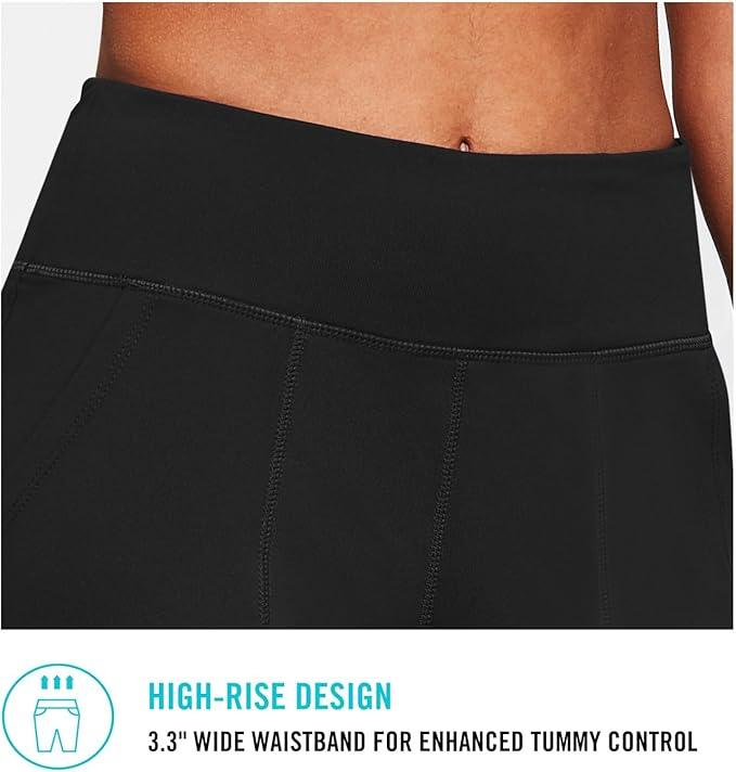 baleaf Women's 10'' Athletic Bermuda Shorts High-Waisted Long Running Yoga Lounge Stretch Workout Pockets - Which Mark