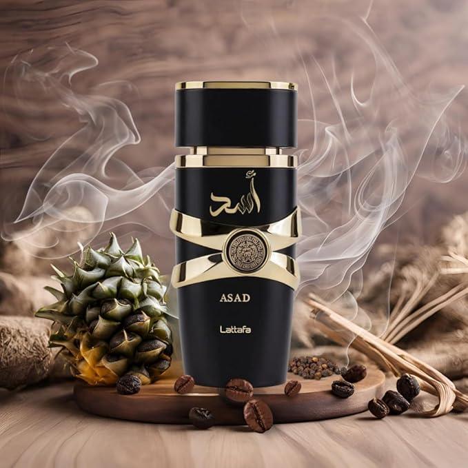 Lattafa Perfumes Asad for Unisex Eau de Parfum Spray, 3.4 Ounce - Which Mark
