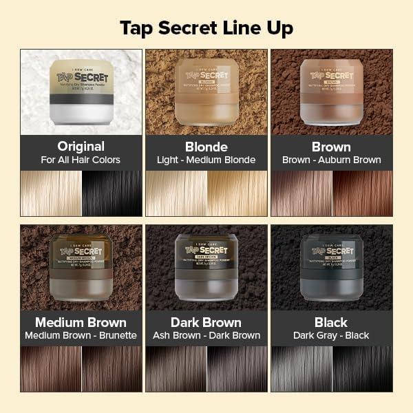 I DEW CARE Tap Secret | Mattifying Dry Shampoo Powder | Root Boosting Powder, Black Ginseng, Biotin | Vegan, Gluten-free, For Fuller Looking Hair - Which Mark