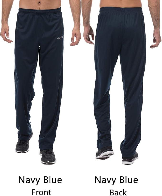 CENFOR Men's Sweatpants with Pockets Athletic Pants for Jogging, Workout, Gym, Running, Training - Which Mark