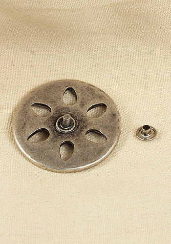 Rivet-Plate Blossom Antique Silver - Which Mark