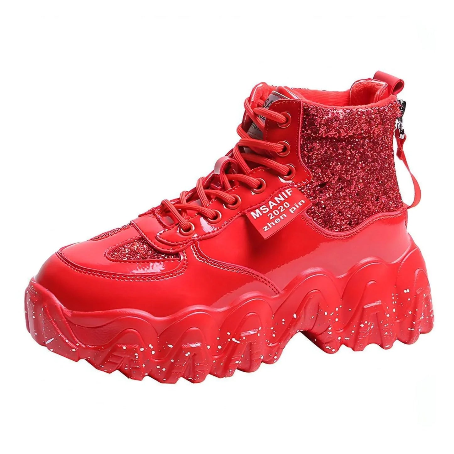 Big wavy snowflake daddy shoes women - Which Mark