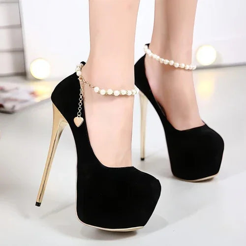 High Heel Platform Single Shoes Women's Shoes - Which Mark