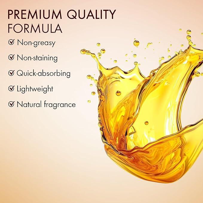 Majestic Pure Vitamin E 70k Blend Massage Oil with Sweet Almond, Jojoba, Argan, Avocado | Invigorating, Refreshing, and Relaxing | For All Skin Types - Men and Women | 8 Fl Oz - Which Mark