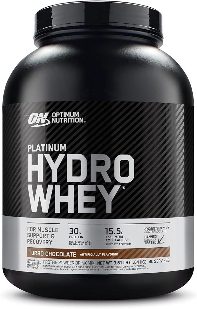 OPTIMUM NUTRITION Platinum HydroWhey, Turbo Chocolate 3.5lb - Which Mark