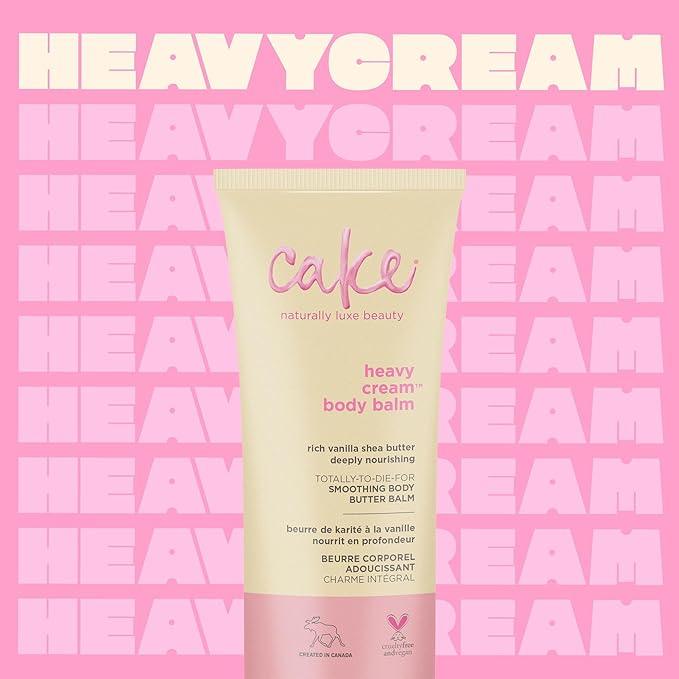 Cake Beauty Heavy Cream Smoothing Body Butter Balm Body Lotion – Shae Butter, Aloe Vera & Green Tea Body Lotion For Women – Soothing, Hydrating Lightweight Vegan Moisturizer For Dry Skin Climate Pledge Friendly - Which Mark