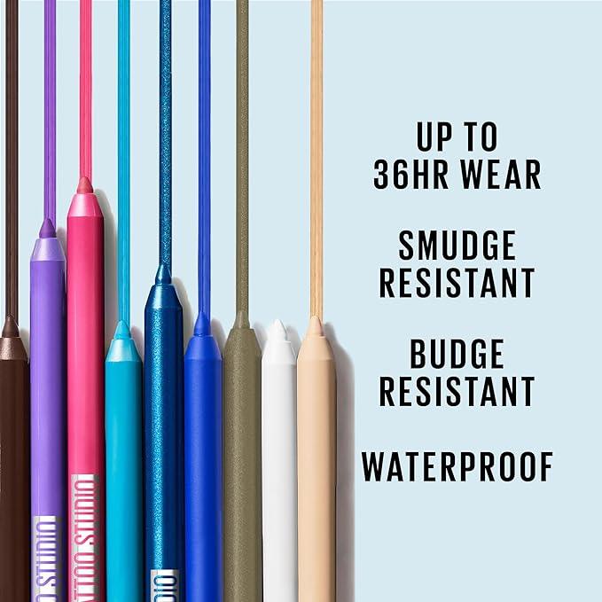 Maybelline New York Tattoostudio Waterproof, Long Wearing, Eyeliner Pencil Makeup, Deep Onyx, 0.04 Ounce - Which Mark