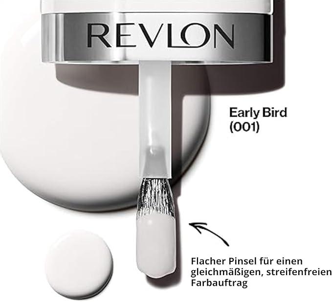 REVLON Ultra HD Snap Nail Polish, Glossy Nail Color, 100% Vegan Formula, No Base and Top Coat Needed, 001 Early Bird, 0.27 Fl Oz/ 8ml - Which Mark