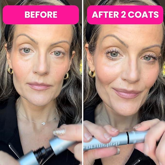 Prime Prometics PrimeLash Mascara for Women over 50 – Volumizing, Incredible Length in 2 Coats – Long-Stay, Zero Clumps, Hypoallergenic (Black) - Which Mark