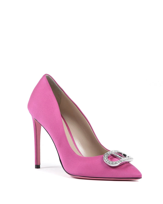 Cindarella Satin Pump Fuxia - Which Mark