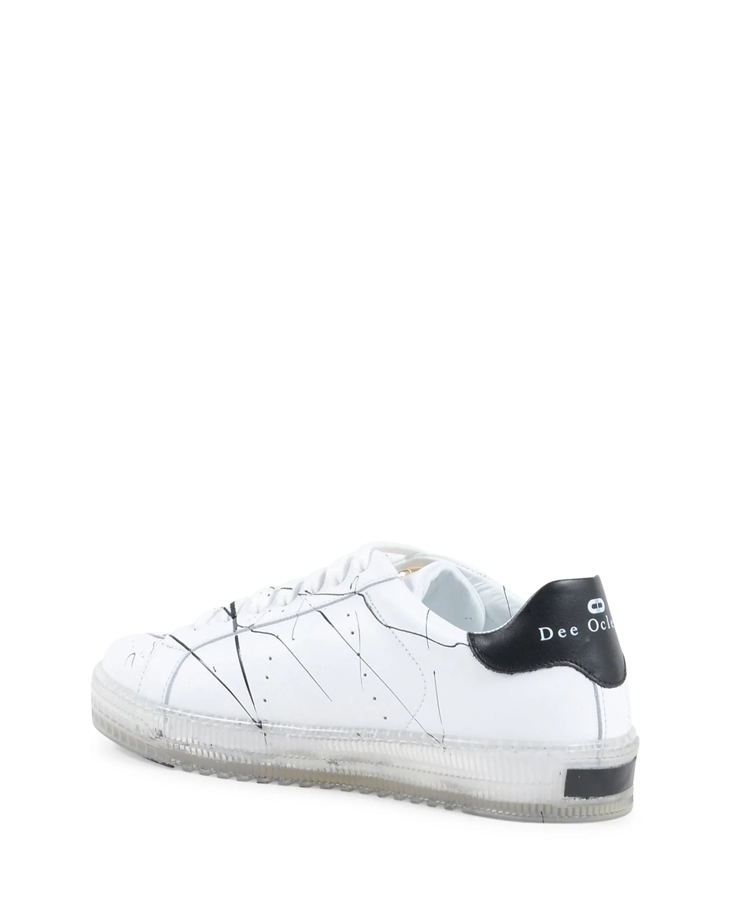 Splatter Sneaker - White Black - Which Mark