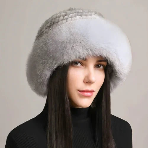 Mink Hair Hat Lady Braided Fur Winter Winter - Which Mark