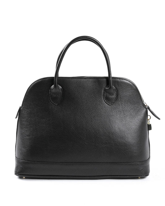 V Italia Womens Handbag Black BC10880 DOLLARO NERO - Which Mark