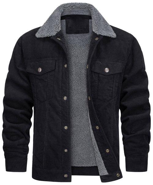 NordWool™ – Corduroy Lapel Plush Jacket for Men - Which Mark