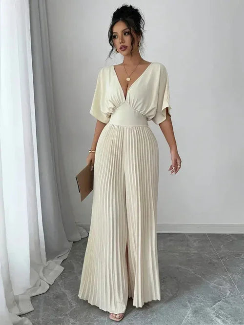 25 Edition – Pleated Wrap-Style Maxi Dress - Which Mark