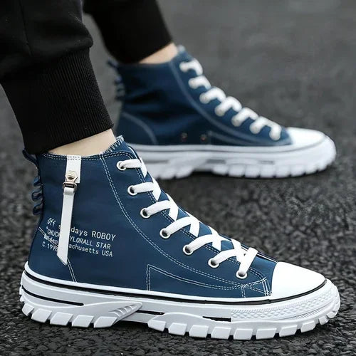 STARKE - Canvas Shoes, Breathable Thick Sole, Board Shoes, Gaobang - Which Mark