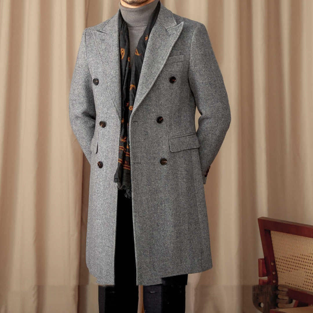 Italian Slim Fit Warm Coat For Men - Which Mark