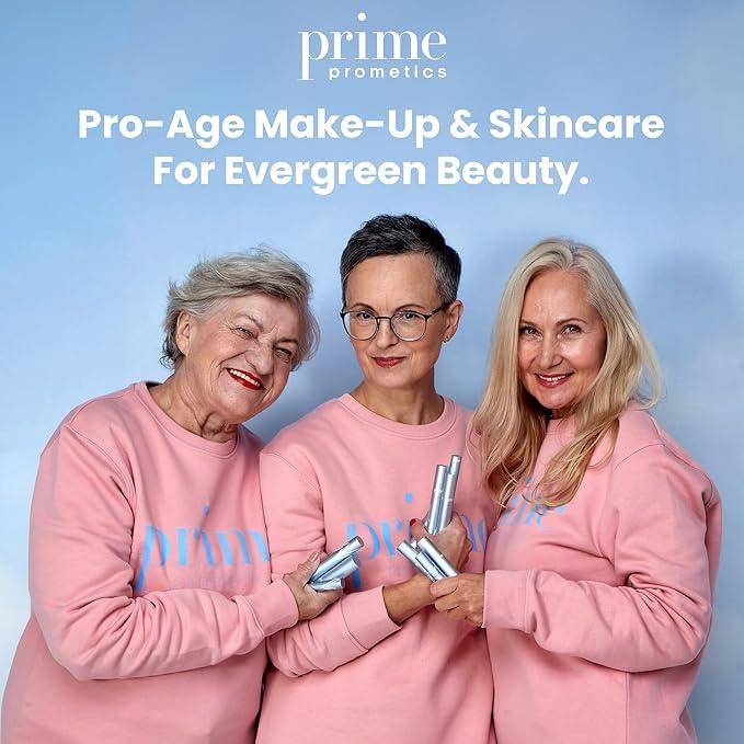 Prime Prometics PrimeLash Mascara for Women over 50 – Volumizing, Incredible Length in 2 Coats – Long-Stay, Zero Clumps, Hypoallergenic (Black) - Which Mark