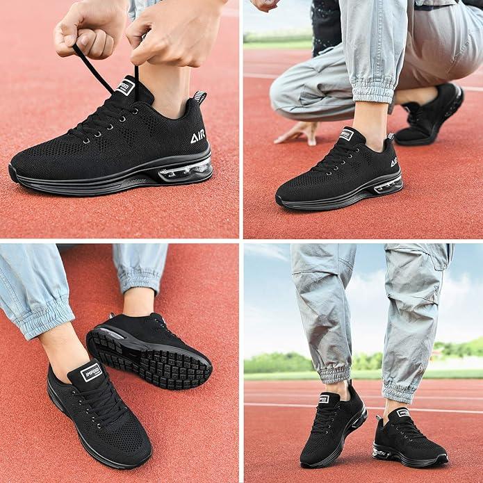 Autper Air Running Tennis Shoes for Men Lightweight Non Slip Sport Gym Walking Shoes Sneaker - Which Mark