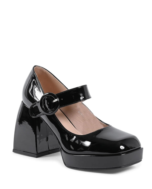 19V69 Italia Womens Mary Jane Pump Black J2962 NERO - Which Mark