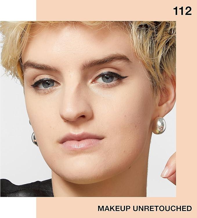 Maybelline New York Fit Me Matte + Poreless Foundation Makeup, Ultra-Lightweight Formula Controls Shine, for Normal to Oily Skin, Natural Ivory, 112, 30 ml - Which Mark