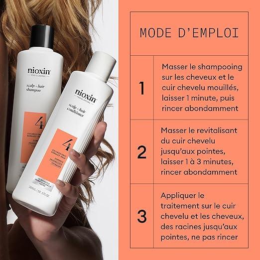 Nioxin Scalp + Hair Thickening System Kits | For Natural, Colored, & Damaged Hair with Light to Progressed Thinning | Strengthen & Boost Hair Density with Niacinamide & Biotin | 3 Month Supply - Which Mark
