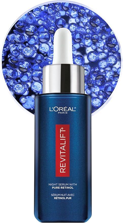 L’Oréal Paris Night Retinol Serum for Face, Revitalift Triple Power LZR, With 0.3% Pure Retinol, Moisturizes Skin and Eliminates Look of Deep Wrinkles, Skincare, 30 ml Climate Pledge Friendly - Which Mark