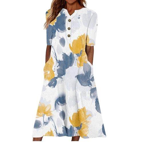 Women’s Summer Midi Dress – Casual, Light & Pocket-Ready - Which Mark