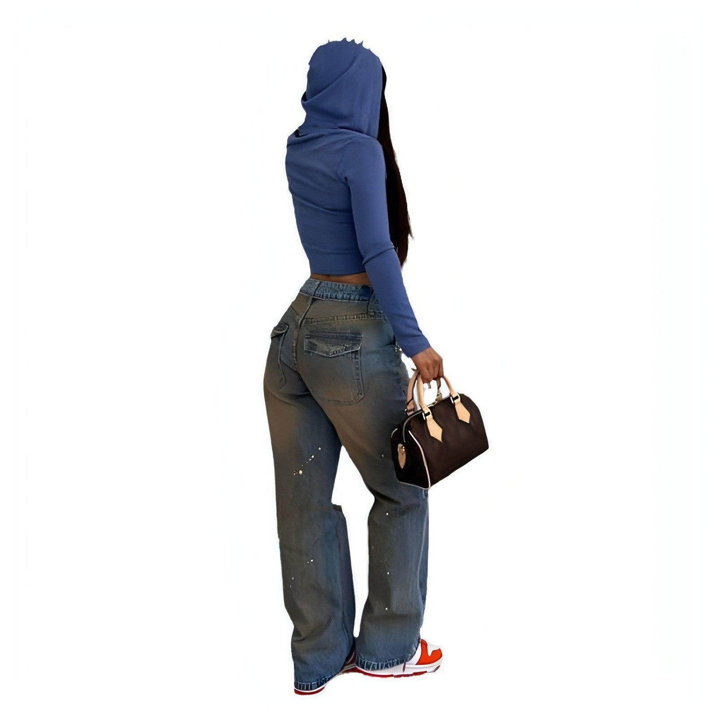 UrbanEase™ – Loose High Waist Street Jeans - Which Mark
